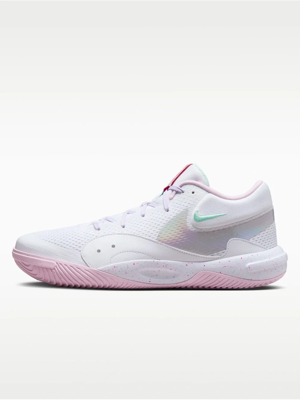 NWOB Nike Hyperquick Womens Volleyball Sneakers White Pink Purple Speckled 9.5